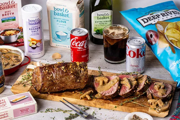 Garlic Butter Beef Tenderloin with Mushroom Sauce